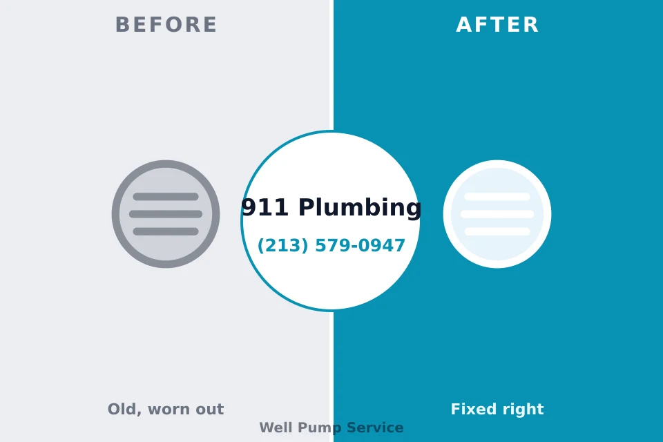 Before and after: plumbing repair Wimberley, TX
